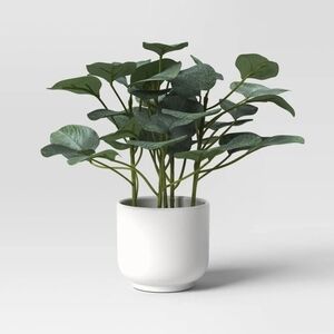 Artificial Eucalyptus Plant - Threshold: Indoor Greenery Decor, 10 Tall, White P
